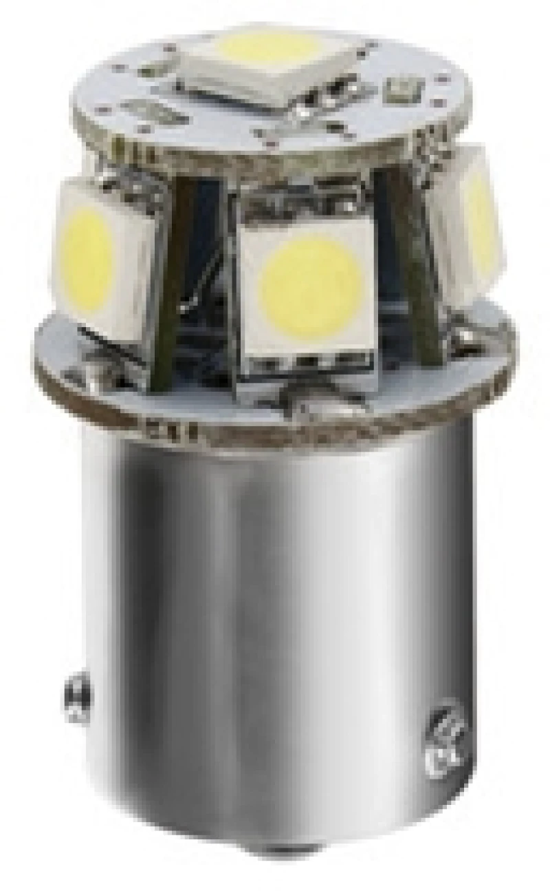 R5W 24/28V BA15s HYPER-LED18 ΛΕΥΚΟ
