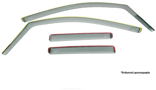 HYUNDAI TUCSON 5D 2004-2010  ΣΕΤ ΑΝΕΜΟΘΡΑΥΣΤΕΣ ΑΠΟ ΕΥΚΑΜΠΤΟ ΧΥΤΟ ΑΚΡΥΛΙΚΟ ΓΥΑΛΙ  (CAST ACRYLIC GLASS) DGA - 4 ΤΕΜ.