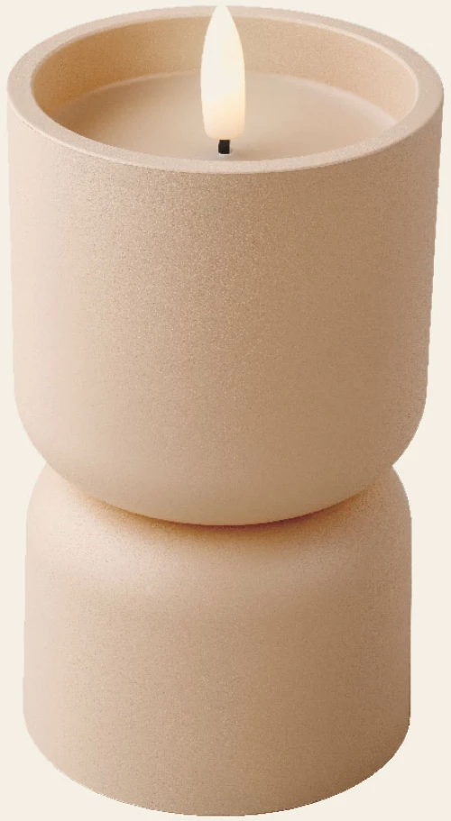 Beauty Home LED Κερί σε Βάζο 8 x 13 cm