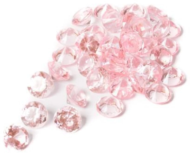 ΧΑΝΤΡΕΣ ΔΙΑΜΑΝΤΑΚΙΑ ΡΟΖ PVC 110GR 1.2CM   Beauty Home