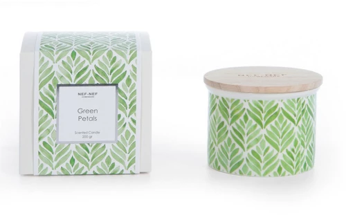 Κερί Αρωματικό Green Petals 200gr Green Nef-Nef Homeware