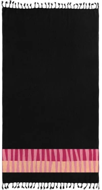 Πετσέτα Θαλάσσης - Παρεό Pestemal 23 Black Guy Laroche Θαλάσσης 90x170cm 100% Βαμβάκι