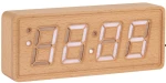 Ρολόι Επιτραπέζιο - Ξυπνητήρι Engraved KA6024WD 4,5x8cm Natural Karlsson Ξύλο