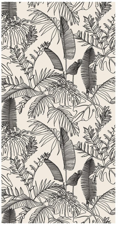 Πετσέτα Θαλάσσης Grow Ecru-Anthracite Nef-Nef Homeware Θαλάσσης 80x160cm 100% Βαμβάκι