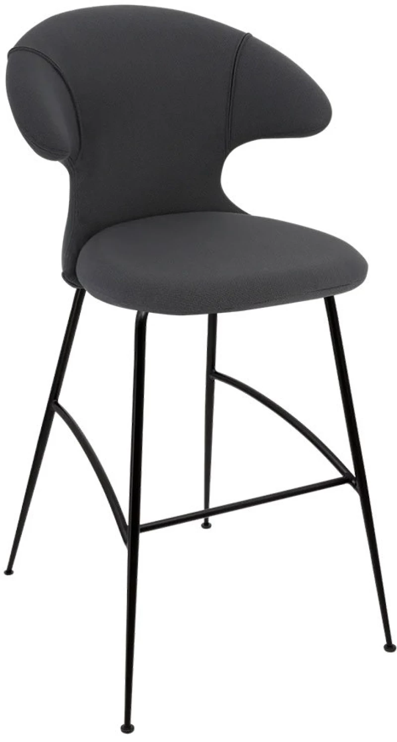 Σκαμπό Μπάρ Time Flies 590-04C5912-3 51x56x112cm Shadow-Black Umage