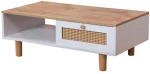 Τραπέζι Σαλονιού Bohem 277WLN1128 100x55x45cm White-Oak