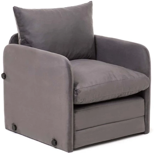 Πολυθρόνα - Κρεβάτι Saga Single 859FTN2880 68x70x66cm Grey