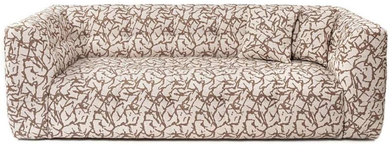 Καναπές Τριθέσιος Cady 560ARE1914 235x100x72cm Tan-Beige