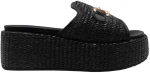 Γυναικεία παντόφλα σε μαύρο Q8319