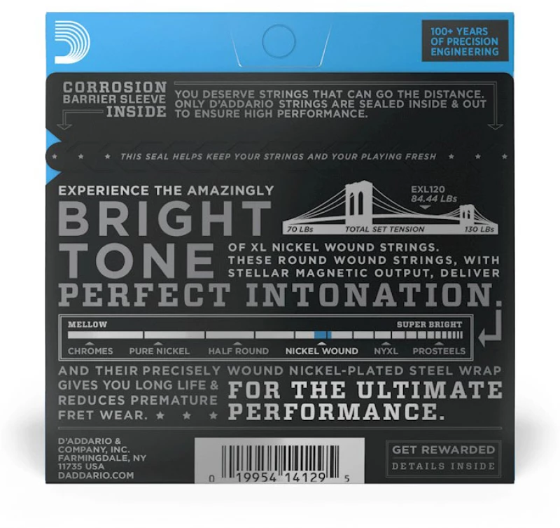 D'Addario EXL120