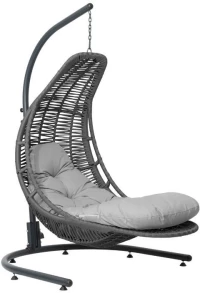 Κούνια κήπου - Φωλιά ALOK Rope Fylliana Μεταλλική Γκρί 121x140x200 εκ. 121x140x200 εκ.