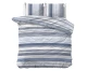 Σετ Παπλωματοθήκη με Μαξιλαροθήκες  Xρώματος Ριγέ Μπλε 240 x   220 SLEEPTIME  8720578083732