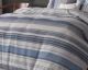 Σετ Παπλωματοθήκη με Μαξιλαροθήκες  Xρώματος Ριγέ Μπλε 240 x   220 SLEEPTIME  8720578083732