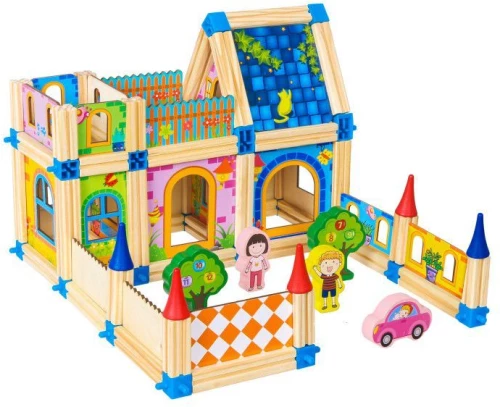 Σετ Ξύλινα Τουβλάκια Ecotoys MA429
