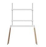 GEMBIRD TV FLOOR STAND 55'-86' WHITE/WOOD MAX VESA 600x400
