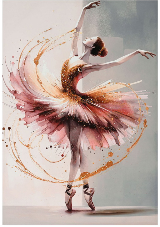 Πίνακας σε καμβά Dancito I Inart 70x2.5x100εκ