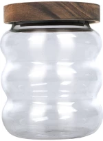 ΔΟΧΕΙΟ ΑΠΟΘΗΚΕΥΣΗΣ ALLURE ΓΥΑΛΙΝΟ 500ml 9.5x9.5x12cm 01-31510