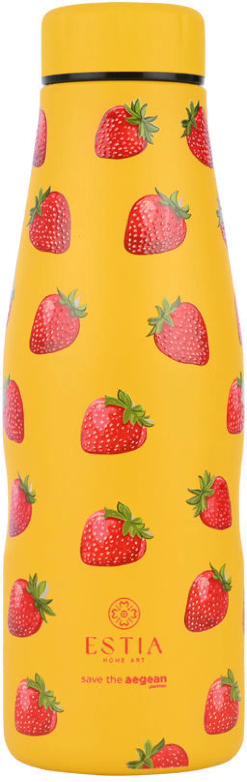 ΘΕΡΜΟΣ TRAVEL FLASK SAVE THE AEGEAN 500ml BERRY BRIGHT 01-31534
