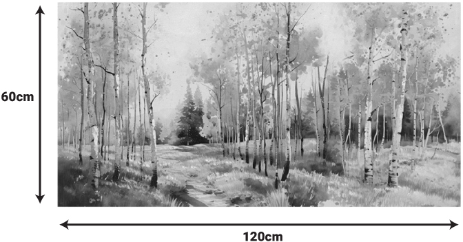 Πίνακας σε καμβά Fortree Ι Inart 120x3x60εκ