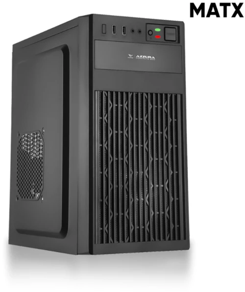 ALCATROZ MATX PC CASE AZZURA COMPACTO 300 BLACK