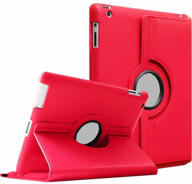 Περιστρεφόμενη Θήκη Tablet Book Style για iPad Pro 12.9 (2022) - Κόκκινο