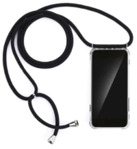 Θήκη με Κολιέ Στήριξης TPU Σιλικόνης για Samsung Galaxy S22 - Διάφανη
