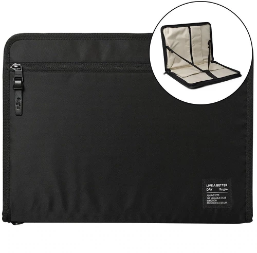 Ringke Smart Zip Pouch Θήκη Τσάντα για Tablet / Macbook / Laptop έως 13 ίντσες - Μαύρο
