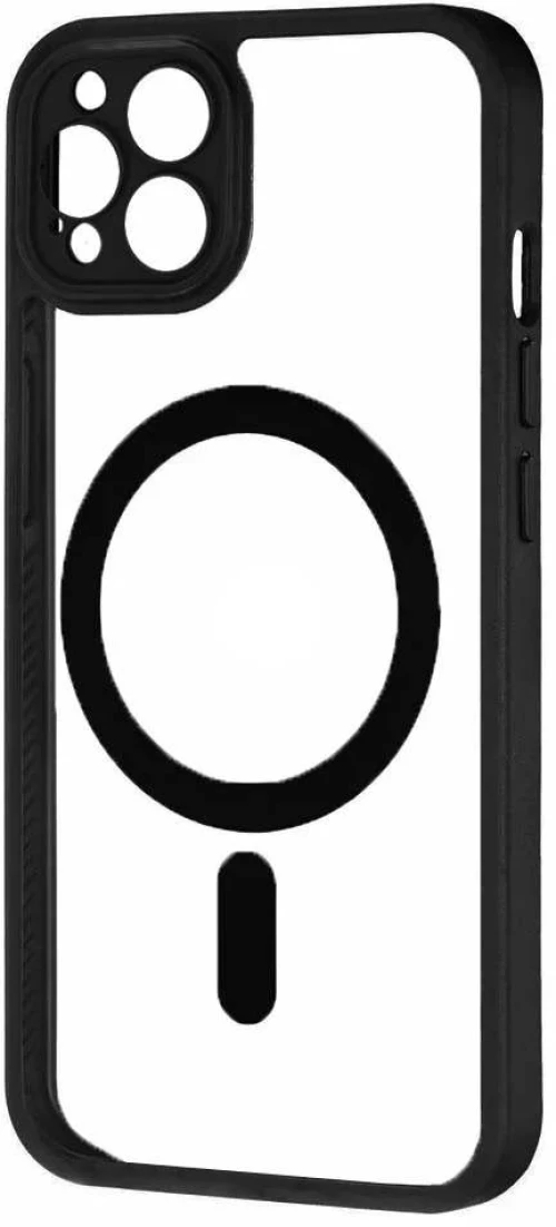 Σκληρή Θήκη GREEN ON με MagSafe και Προστασία Κάμερας για iPhone 14 Pro - Διάφανο / Μαύρο