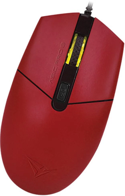 Ενσύρματο Ποντίκι Alcatroz Asic 8 Pro 2400 CPI - Κόκκινο