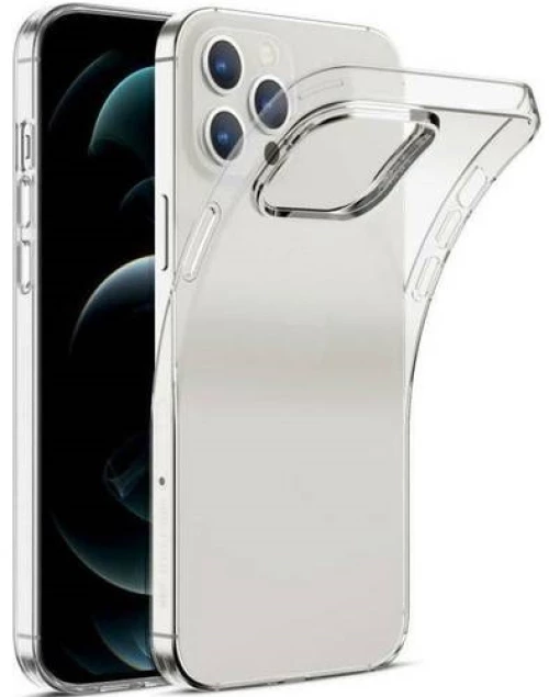Θήκη TPU Σιλικόνης 1mm για iPhone 13 Pro Max - Διάφανη