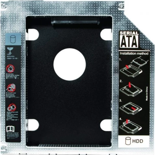 Drive Slot 2nd SATA HDD Caddy για 9.5 mm high CD/DVD/Blue-ray LogiLink AD0017