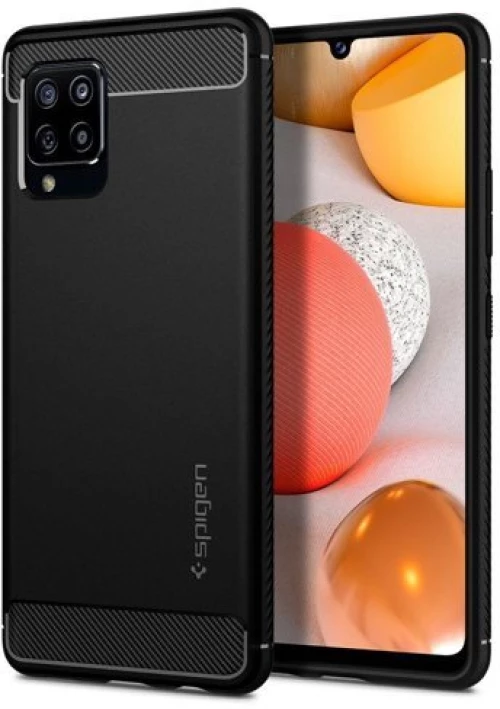 Θήκη SPIGEN Rugged Armor για Samsung Galaxy A42 - Μαύρο