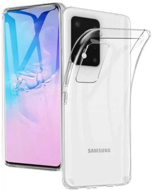 Θήκη TPU Σιλικόνης 1mm για Samsung S20 Ultra - Διάφανη