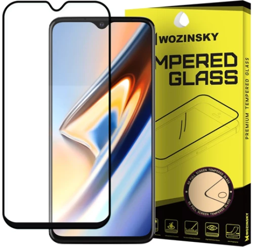 Tempered Glass Full Cover Full Glue WOZINSKY για OnePlus 7T - Μαύρο Πλαίσιo