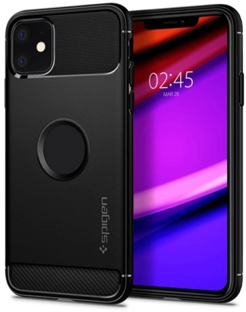 Θήκη Armor Rugged SPIGEN για iPhone 11 - Μαύρη Ματ