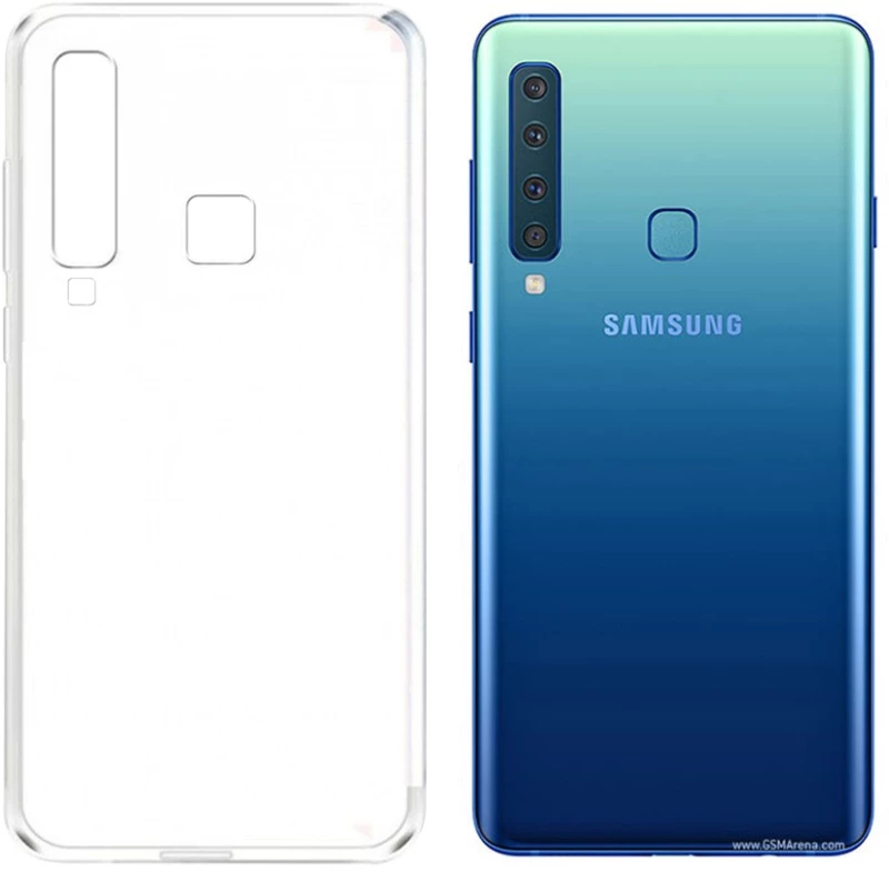 Θήκη TPU Σιλικόνης για Galaxy A9 2018 - Διάφανη Ματ Πλαίσιο