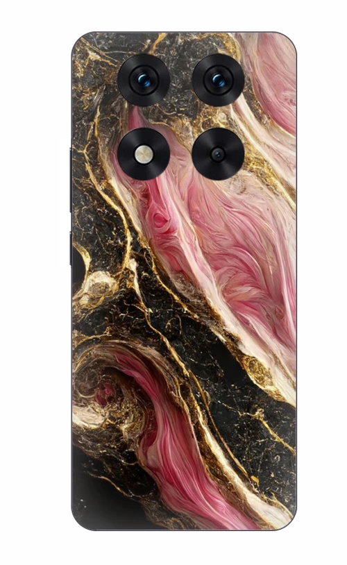 Marble Black-Pink Case θήκη για Xiaomi Redmi Note 14 Pro+ Plus 5G