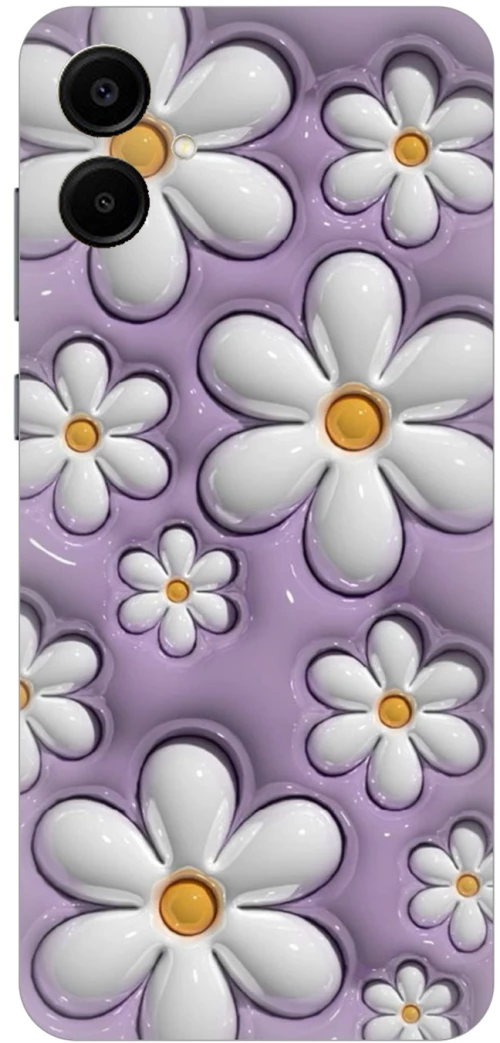 Flowers in Purple Case θήκη για Samsung Galaxy A06 4G