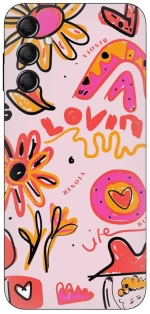 Lovely Flowers Silicone Case θήκη για Samsung Galaxy M35 5G