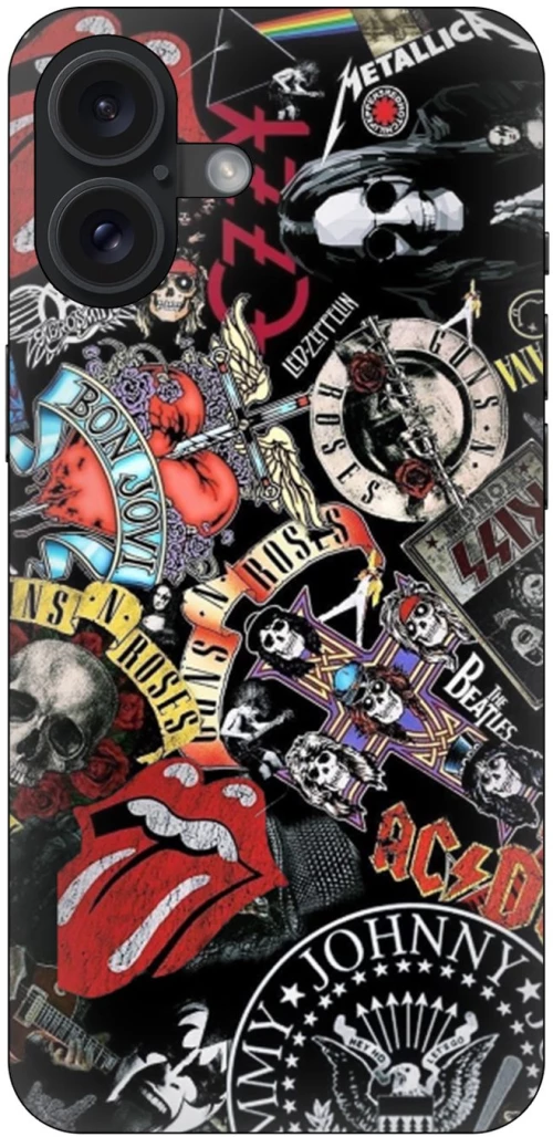 Rock Bands Θήκη για iPhone 16
