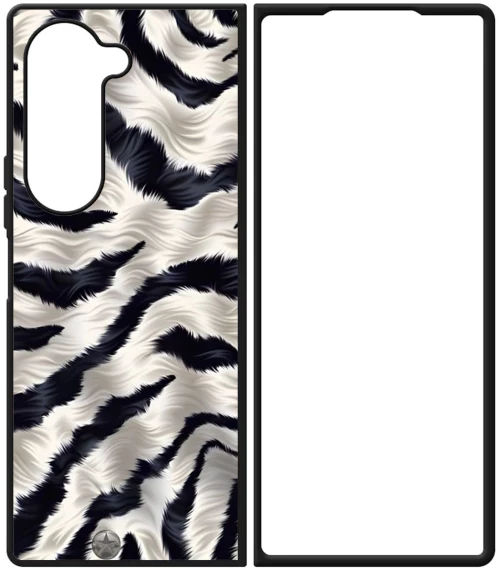 Animal Print Black and White Θήκη για Samsung Galaxy Z Fold 6