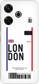 Travel To London Silicone Διάφανη θήκη για Xiaomi Redmi 13 4G