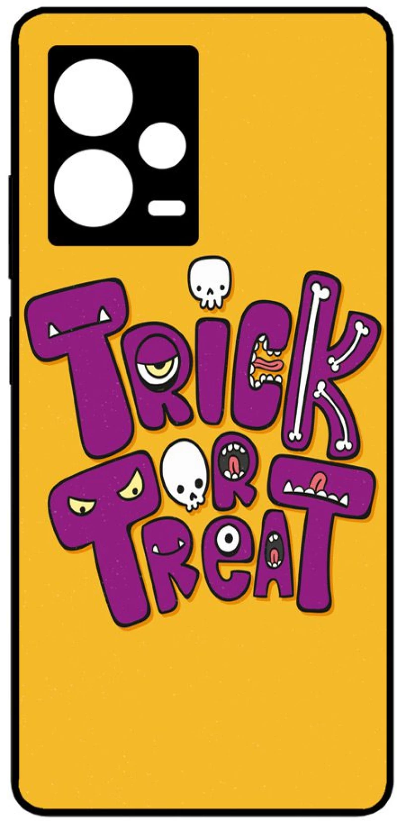 TRICK OR TREAT Premium Protective Hard Case black Θήκη για Xiaomi Redmi Note 12 Pro 5G
