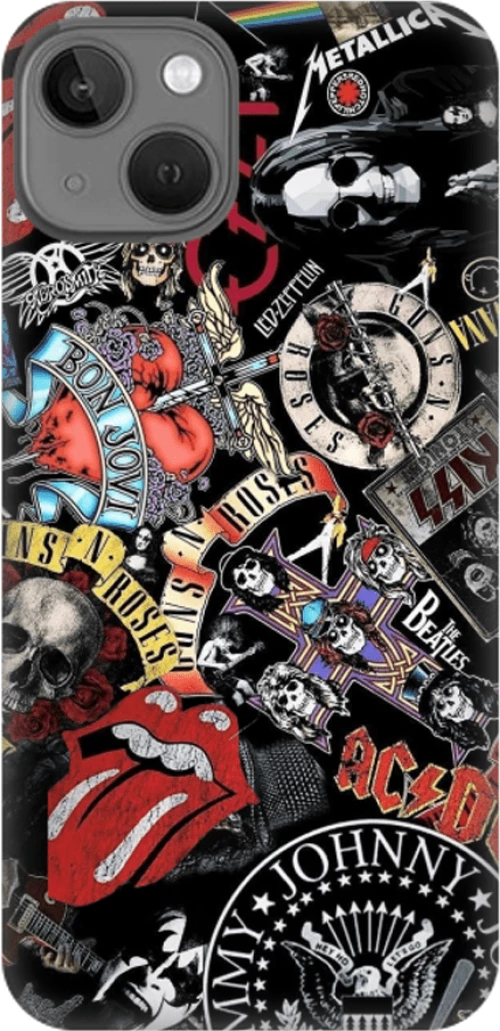 ROCK BANDS Silicone case Θήκη για iPhone 15 Plus