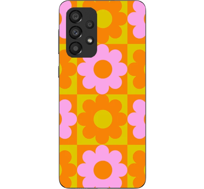 FLOWER PATTERN Silicone case Θήκη για Samsung Galaxy A33 5G