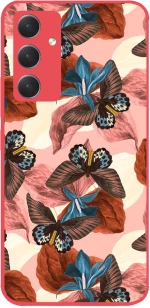 BUTTERFLY Premium Protective Hard hot pink Θήκη για Samsung Galaxy A13 5G/A04S