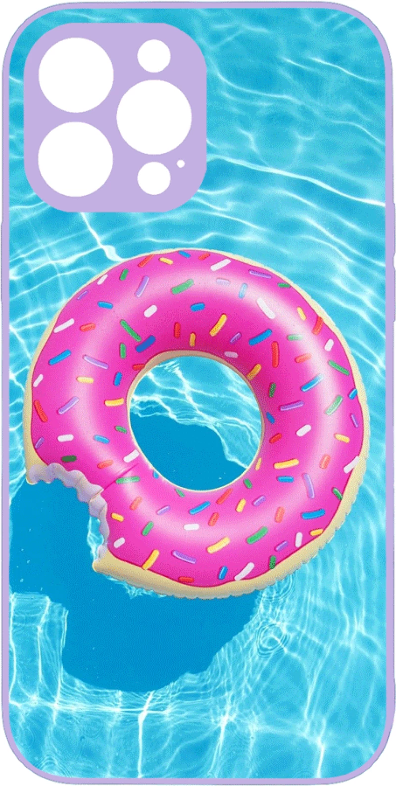 DONUT Premium Protective Hard Case purpe Θήκη για Iphone 14 pro