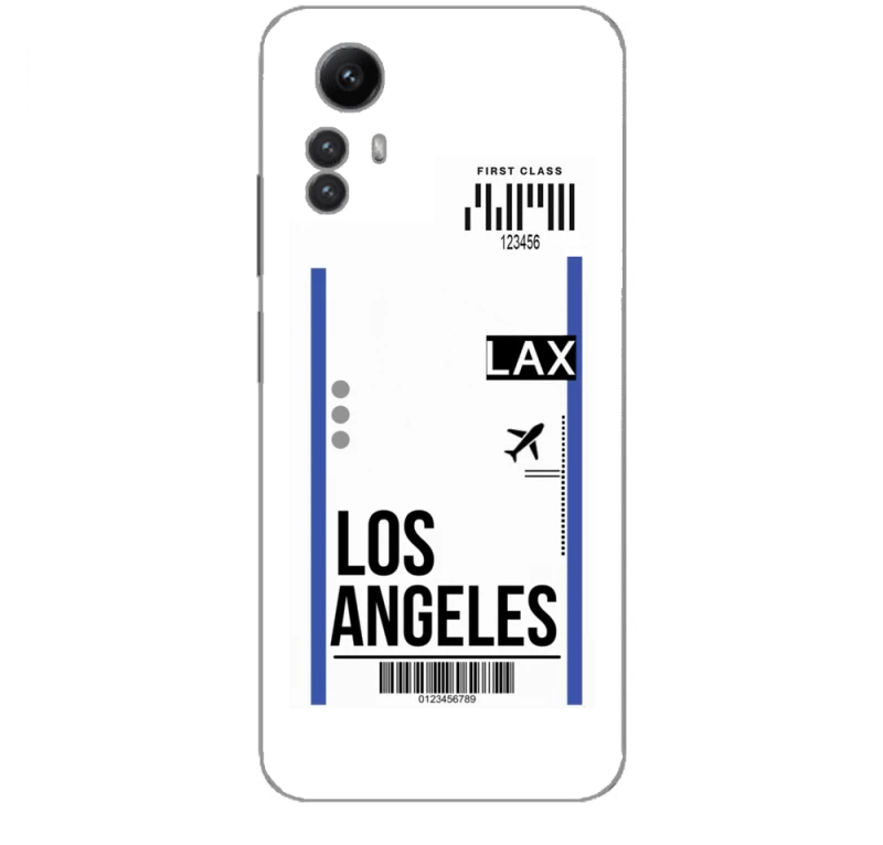 TRAVEL TO LOS ANGELES Silicone case Θήκη για Xiaomi Redmi note 12s