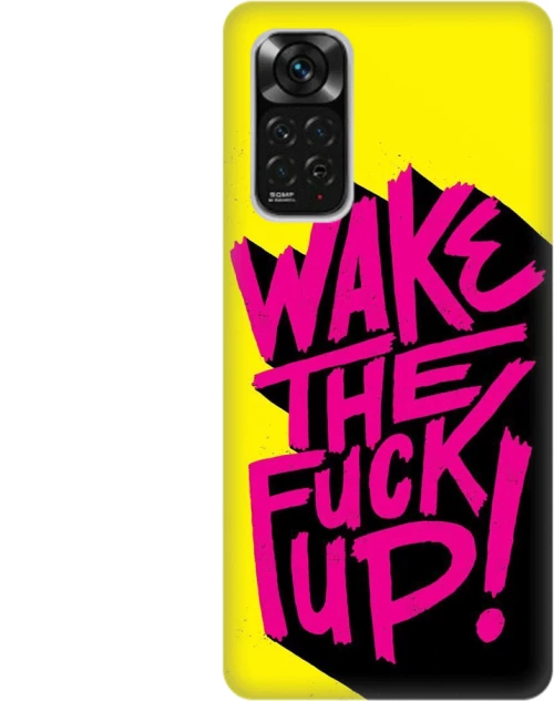 wake up Silicone case Θήκη για XIAOMI Redmi NOTE 11 / 11S yellow