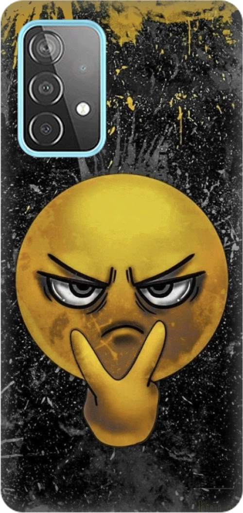 i see you emoji Silicone case Θήκη για Samsung Galaxy A32 5G yellow